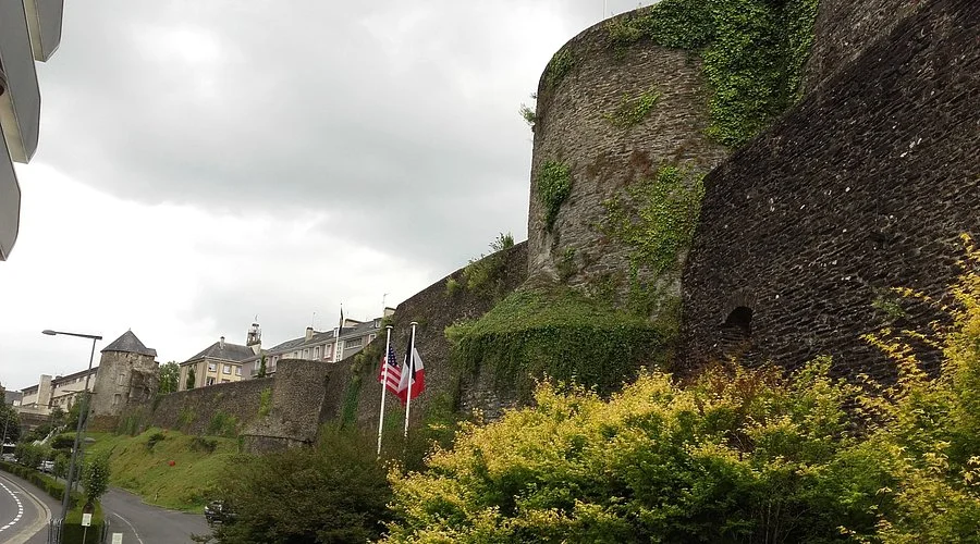 Medieval ramparts walk Saint-Lô